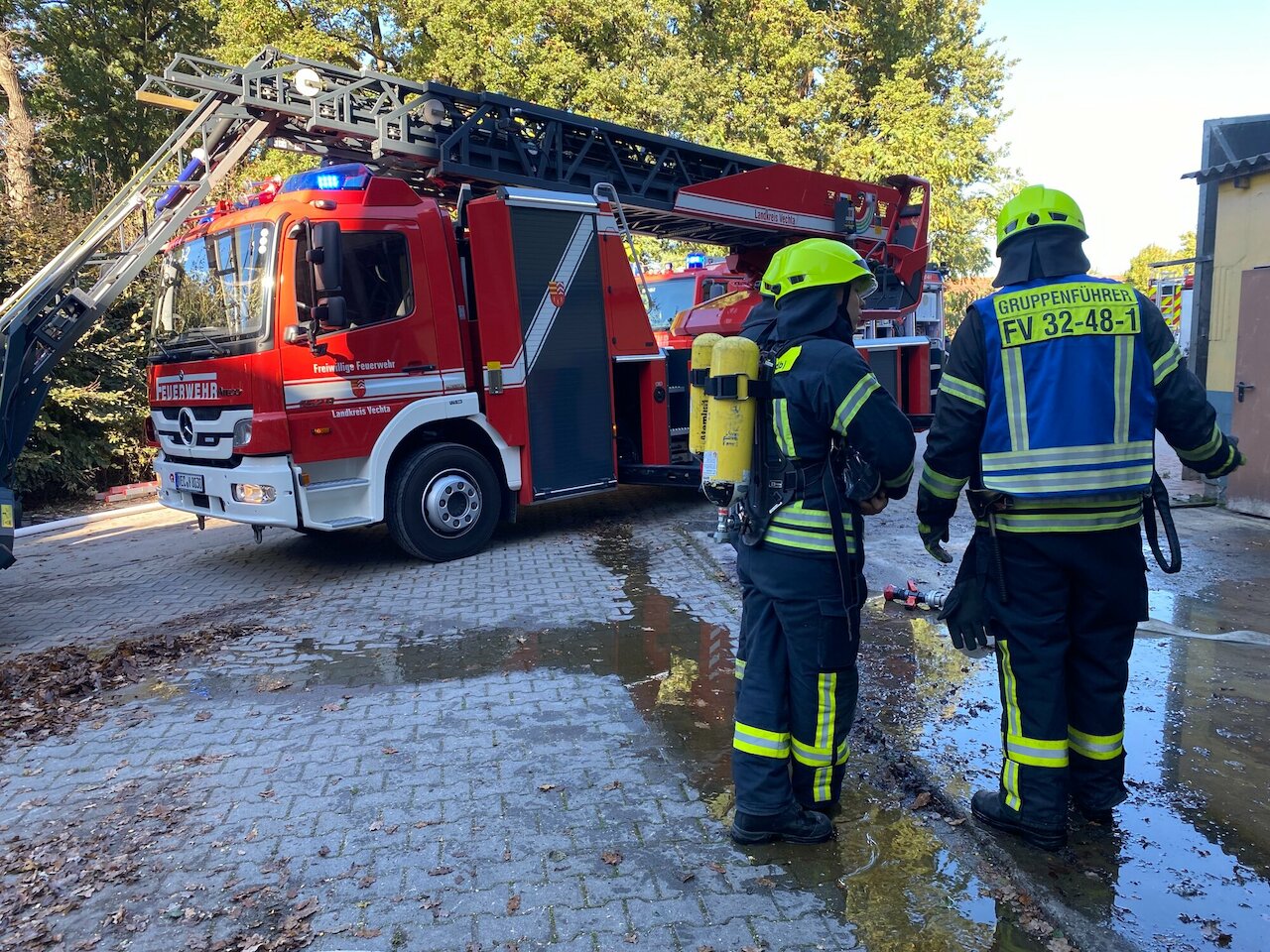 Einsatzmeldung: Feuer in Futtermitteltrocknungsanlage