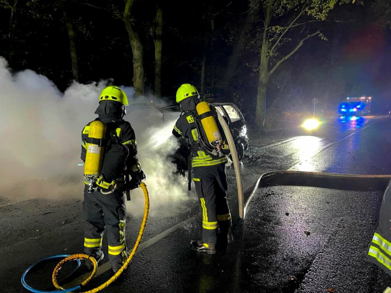 Einsatzmeldung: PKW Brand auf der Dammer Straße