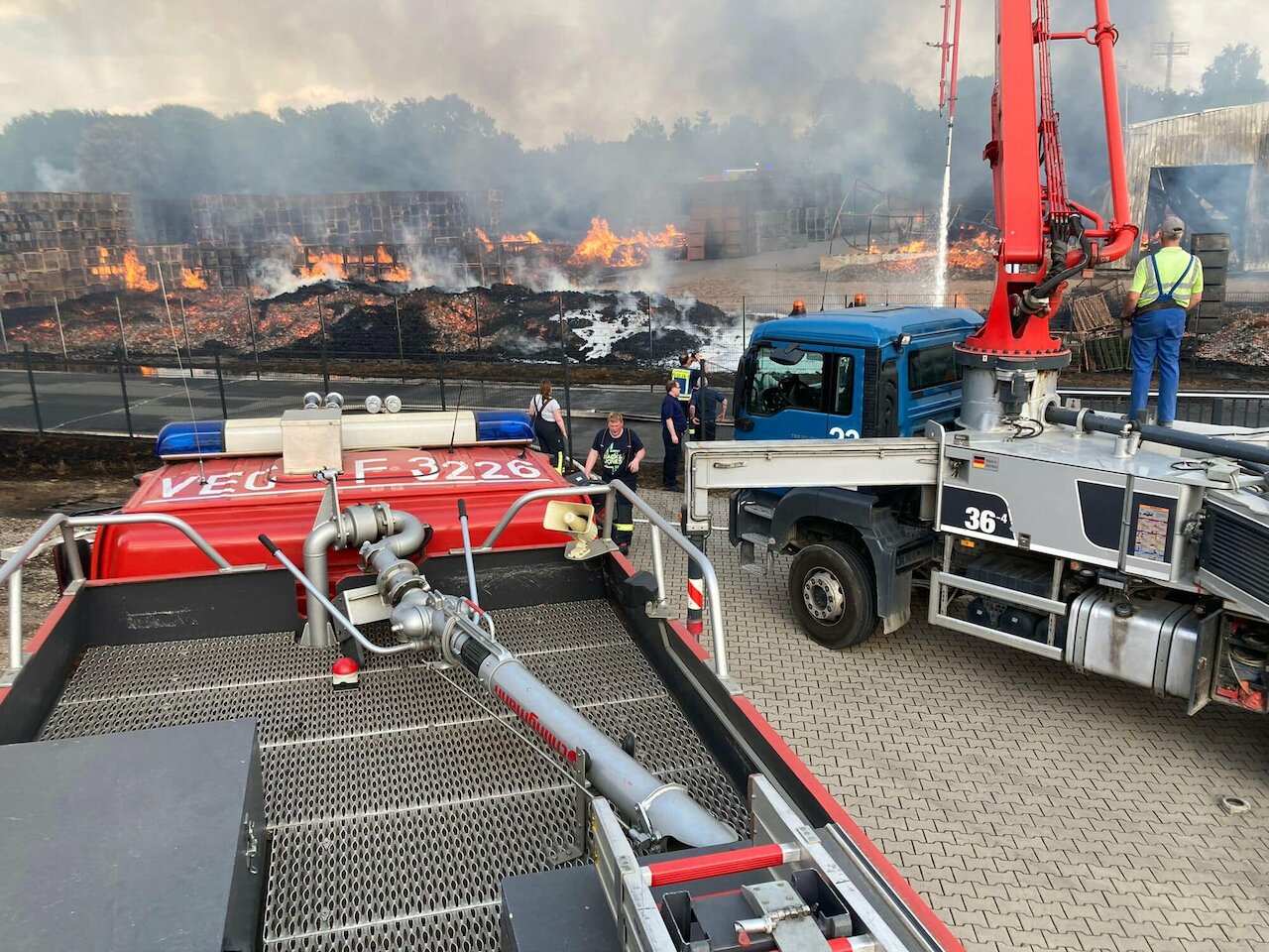 Einsatzmeldung: Industriebrand Bakum