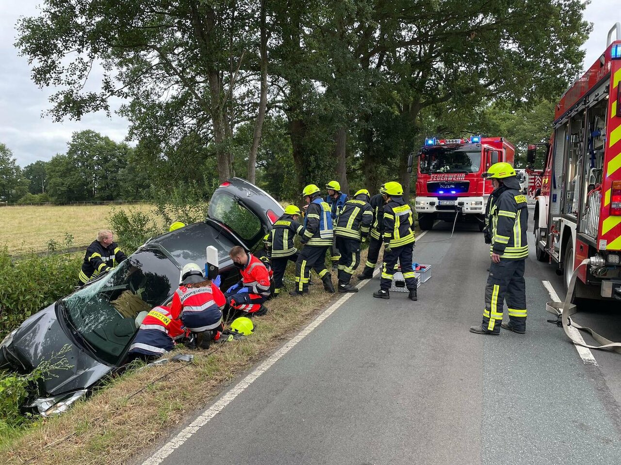 Einsatzmeldung: Verkehrsunfall in Mühlen